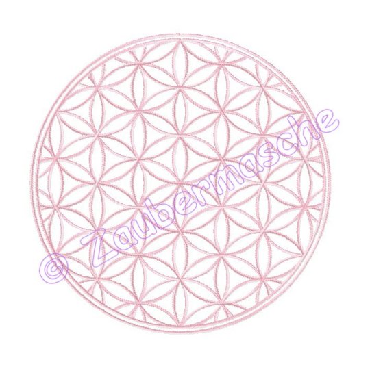 Blume des Lebens 13x13 rund