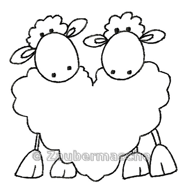 Schaf in Love klein