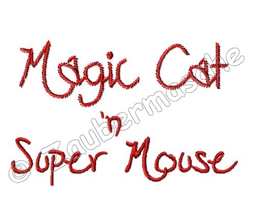 Schriftzug M-Cat 'n S.Mouse