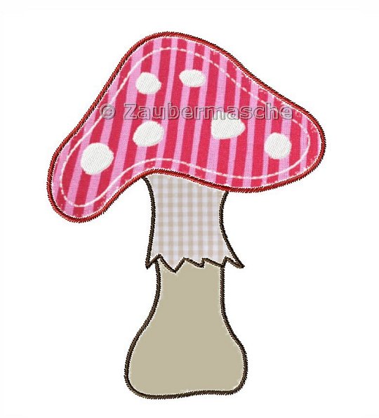 Pilz groß, Fransenappli