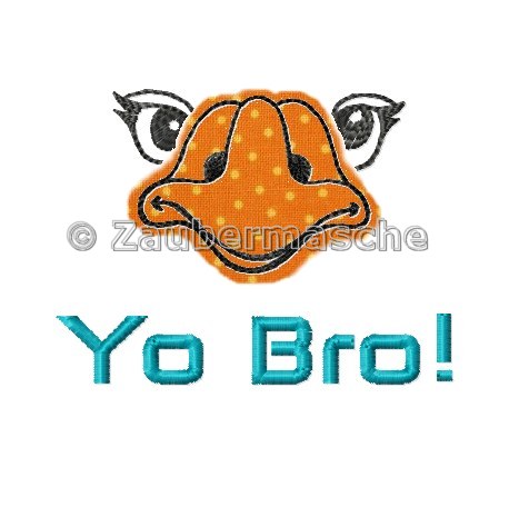 Yo Bro! Face, klein, Fransenapli